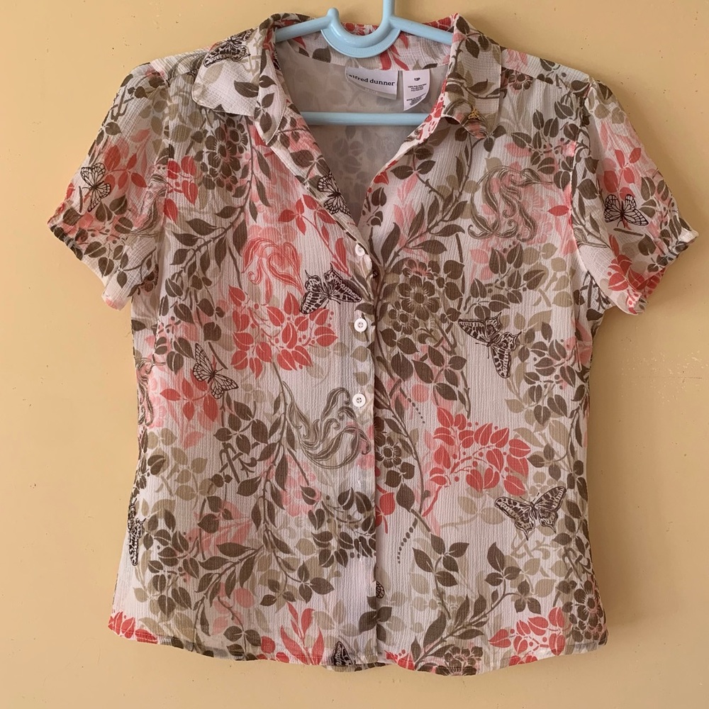 Alfred Dunner Womens Top